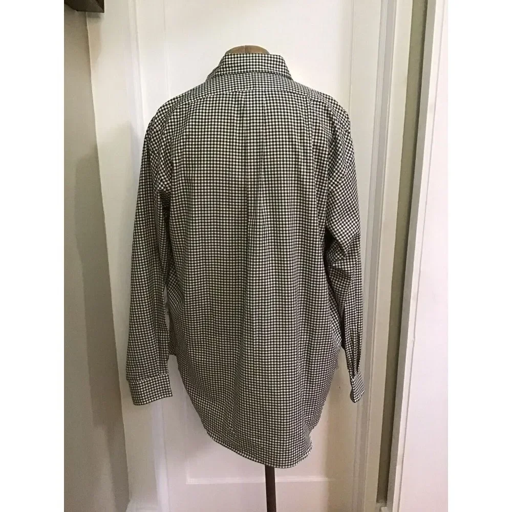 Ralph Lauren Blake Button Down Shirt Long Sleeve Size‎ Medium Gingham Plaid